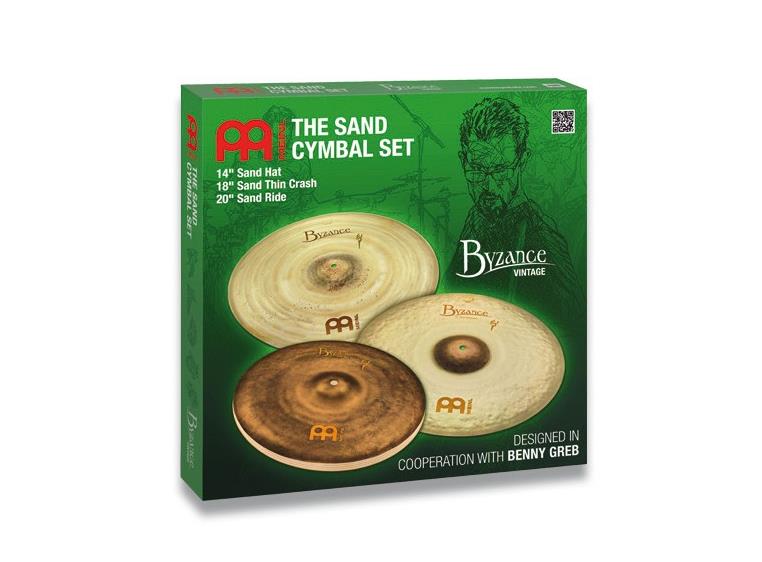Meinl Byzance Cymbal Set Vintage Sand Benny Greb